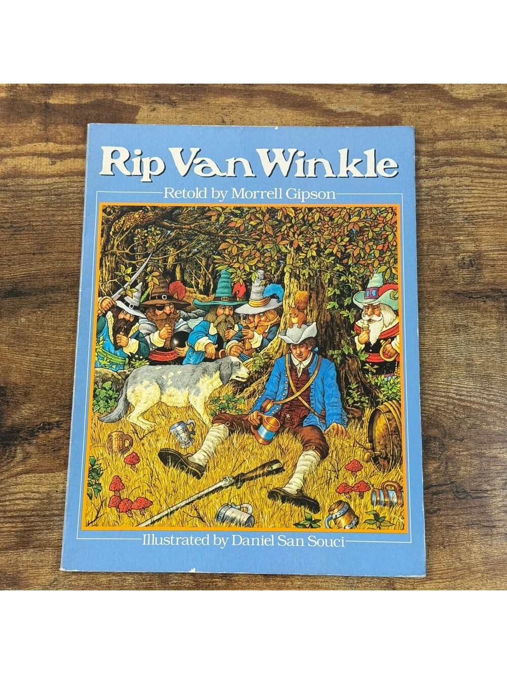 Vintage 1984 Rip Van Winkle Paperback Zephyr Books San Souci Illustrated